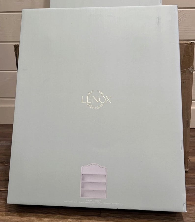 Lenox Spice Village 24 Jar Set - Rack/Shelf - Butter Dish NEW N ORIGINAL BOX-2025