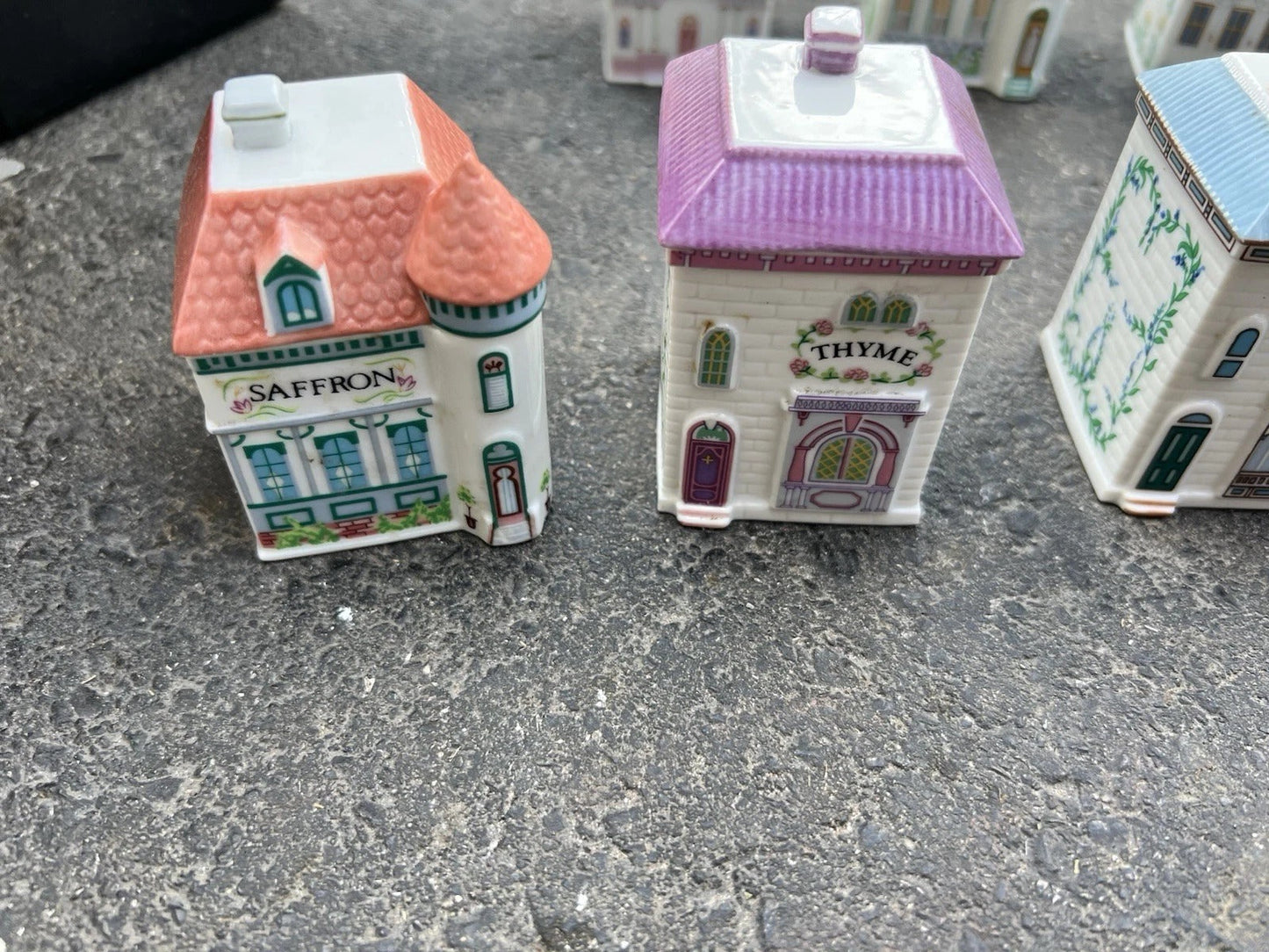 Original 1989 Lenox Spice Village Complete with Rack. Previously Owned.