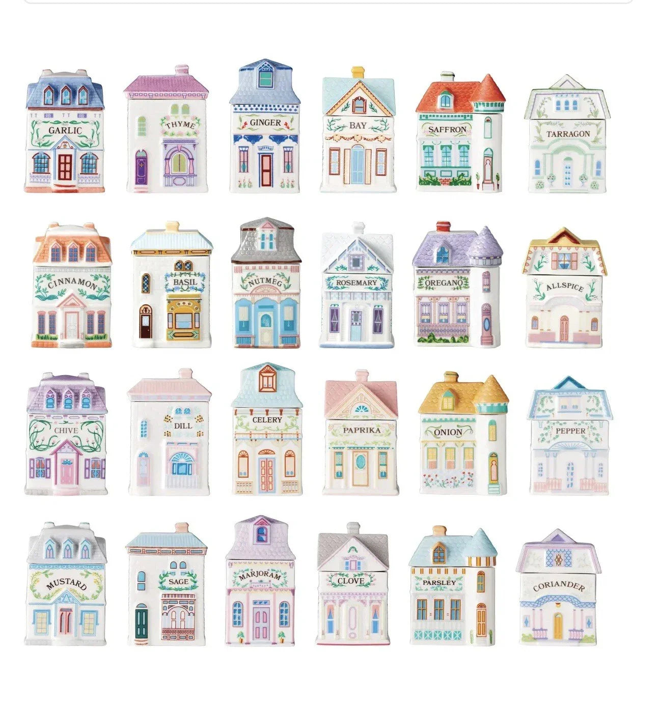 Lenox Spice Village 24 Jars Authentic