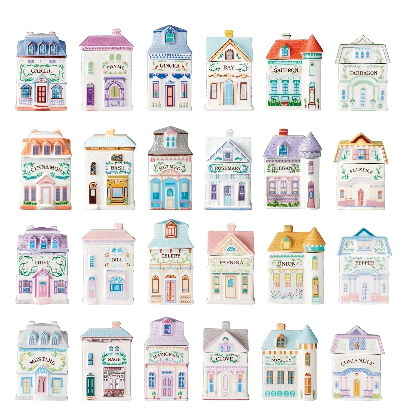 Brand New 2024 Lenox Spice Village 24 Piece Jar Full Collection Complete Set Box