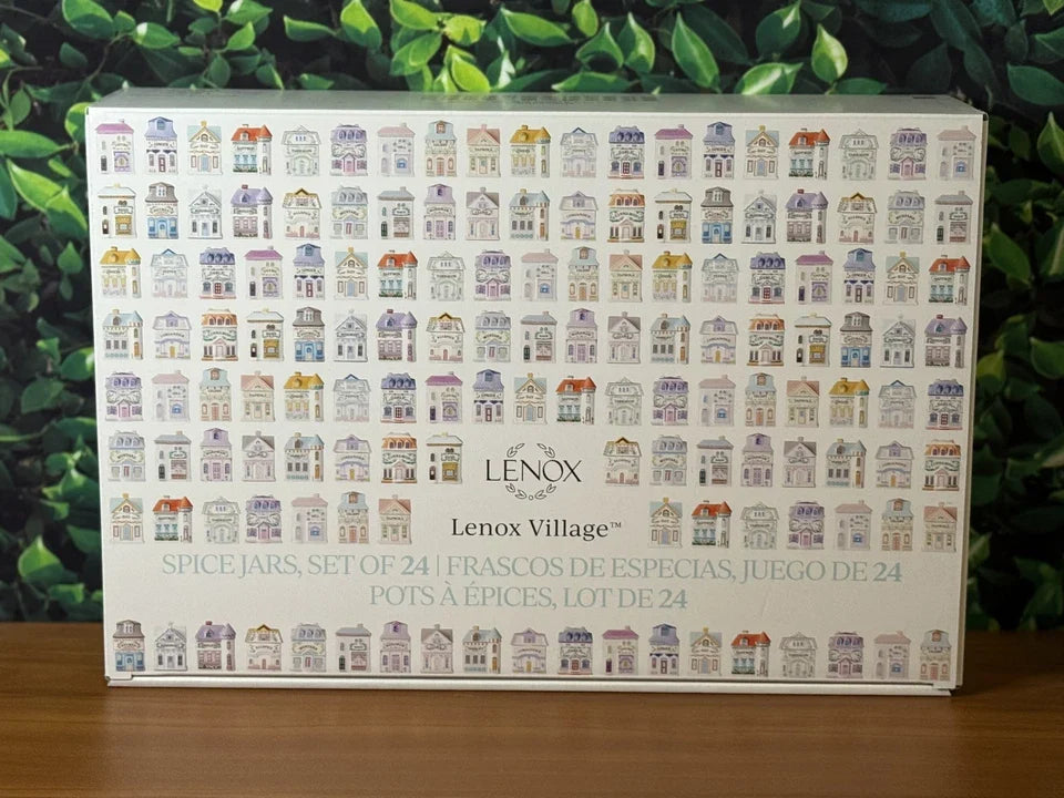 NEW IN HAND 2024 Lenox Spice Village 24 Jar Full Collection Complete Set
