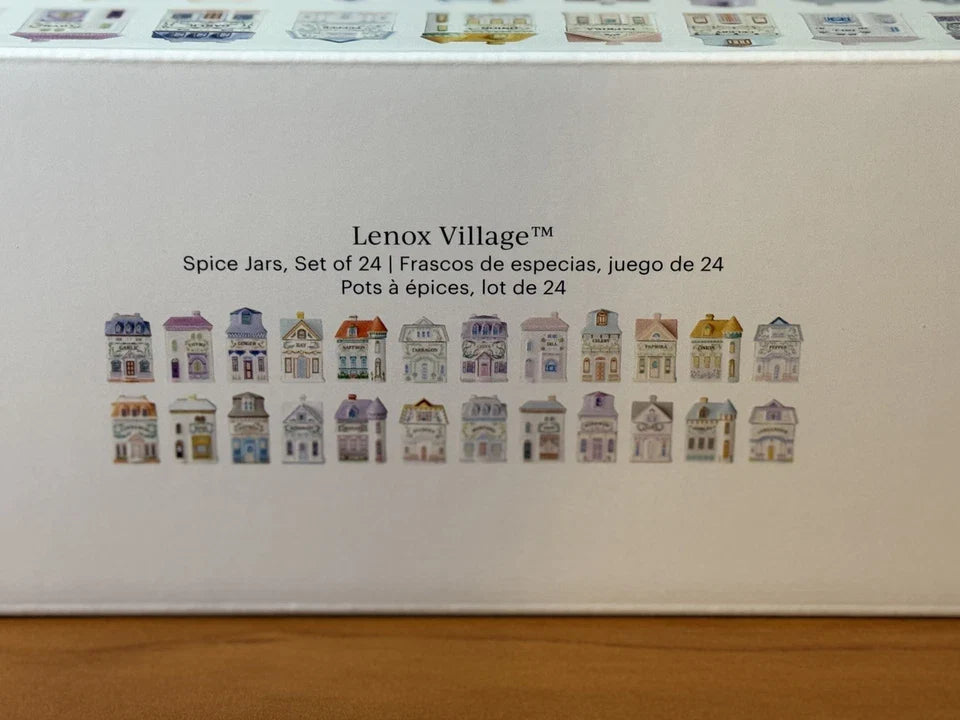 NEW IN HAND 2024 Lenox Spice Village 24 Jar Full Collection Complete Set